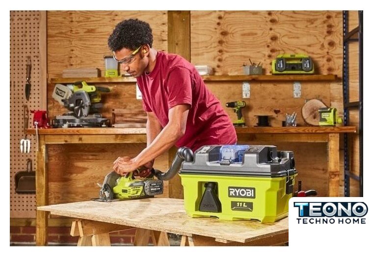 Пылесос Ryobi RV1811-0 18В (без АКБ) - Изображение №8 — Интернет-магазин Teono.by