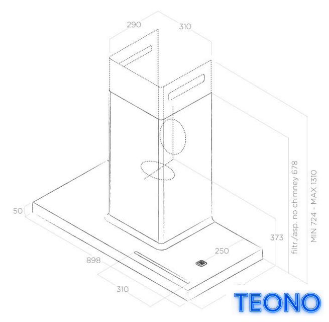 Кухонная вытяжка Elica Bio WH/A 90 Rovere - Изображение №6 — Интернет-магазин Teono.by