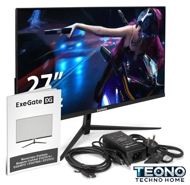 Игровой монитор ExeGate Combat EF2707C EX297306RUS - Изображение №5 — Интернет-магазин Teono.by