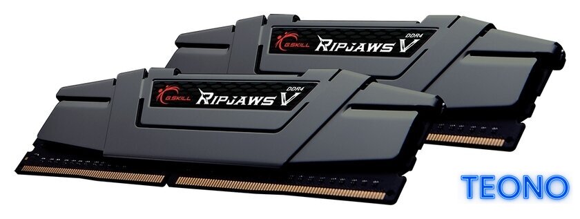Оперативная память G.Skill Ripjaws V 2x8GB DDR4 PC4-25600 F4-3200C16D-16GVGB - Изображение №2 — Интернет-магазин Teono.by