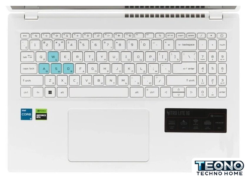 Игровой ноутбук Acer Nitro Lite 16 NL16-71G-549B NH.D29ER.001 - Изображение №8 — Интернет-магазин Teono.by