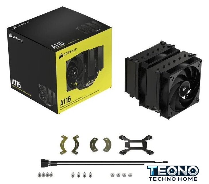 Кулер для процессора Corsair A115 Twin CT-9010011-WW - Изображение №17 — Интернет-магазин Teono.by