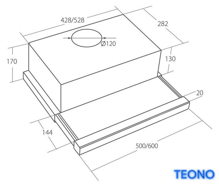 Кухонная вытяжка YOUQ Ami BT 1080 B 60 WH (белый) - Изображение №14 — Интернет-магазин Teono.by