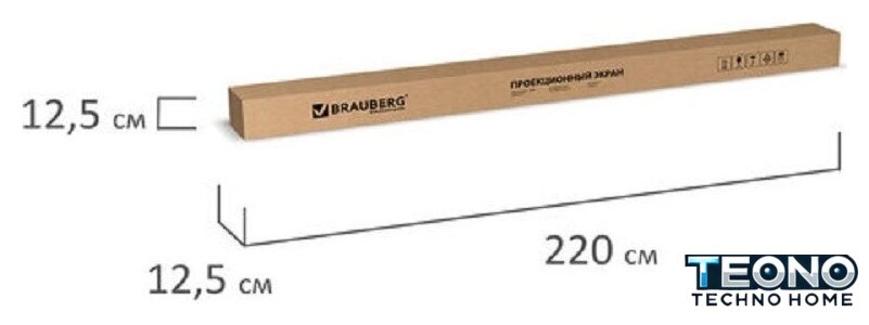 Проекционный экран BRAUBERG Moto 4:3 (180x180) 236733 - Изображение №6 — Интернет-магазин Teono.by