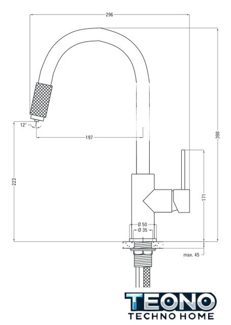 Смеситель Deante Aster BCA B64M - Изображение №2 — Интернет-магазин Teono.by