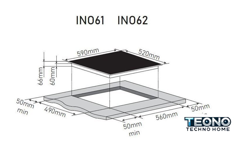 Варочная панель ZorG INO61 (черный) - Изображение №7 — Интернет-магазин Teono.by