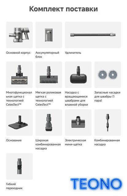 Пылесос Dreame Cordless Vacuum Cleaner R20 Aqua VTV21A - Изображение №17 — Интернет-магазин Teono.by