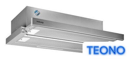 Кухонная вытяжка YOUQ Ami BT 1080 B 60 IX (нержавеющая сталь) - Изображение №3 — Интернет-магазин Teono.by