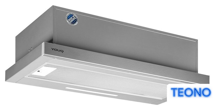 Кухонная вытяжка YOUQ Ami BT 1080 B 60 IX (нержавеющая сталь) - Изображение №1 — Интернет-магазин Teono.by