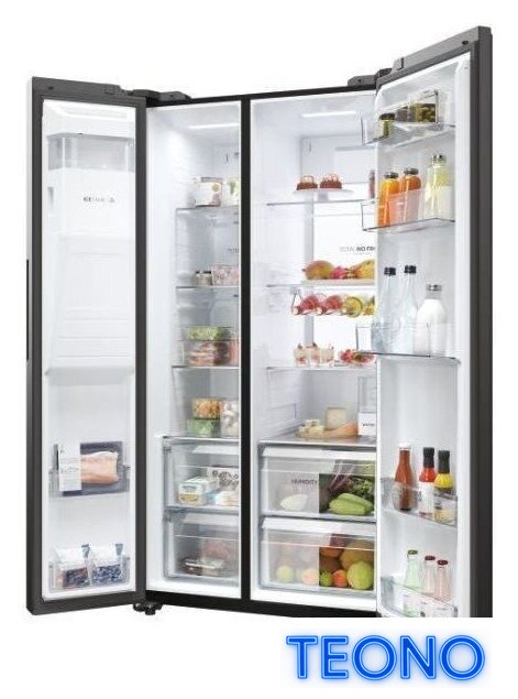 Холодильник side by side Haier HSW79F18DIPT - Изображение №4 — Интернет-магазин Teono.by