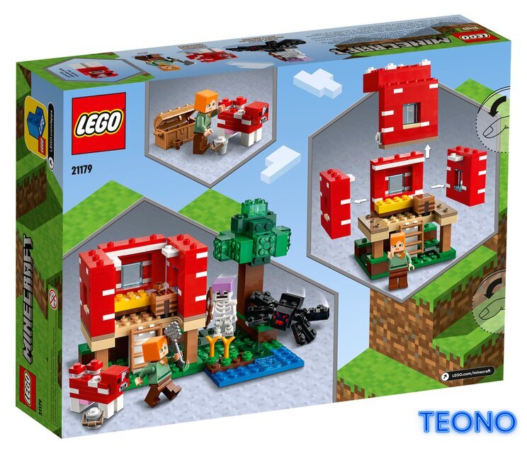 Конструктор LEGO Minecraft 21178 Лисья хижина - Изображение №2 — Интернет-магазин Teono.by