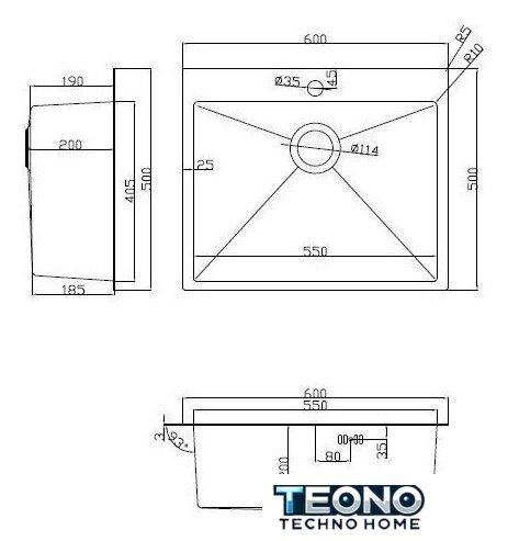 Кухонная мойка ARFEKA ECO AR мойка 600*500, коландер F, дозатор SATIN - Изображение №9 — Интернет-магазин Teono.by