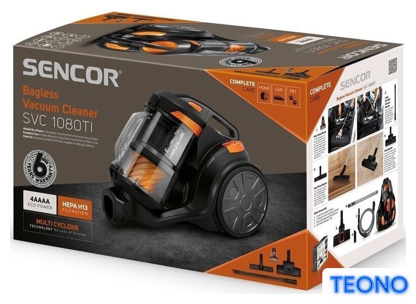 Пылесос Sencor SVC 1080TI - Изображение №33 — Интернет-магазин Teono.by