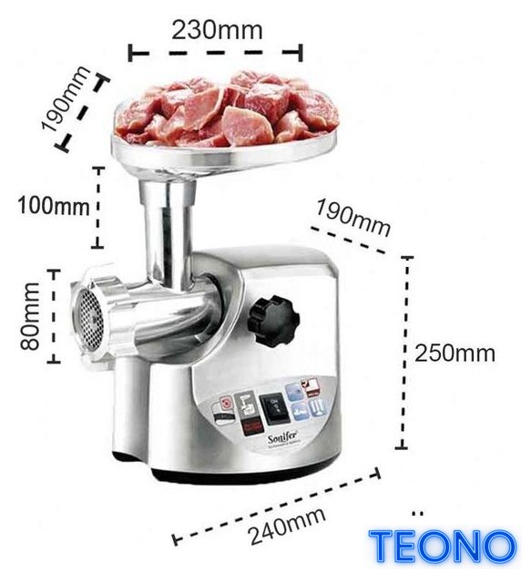 Мясорубка Sonifer SF-5009 - Изображение №6 — Интернет-магазин Teono.by