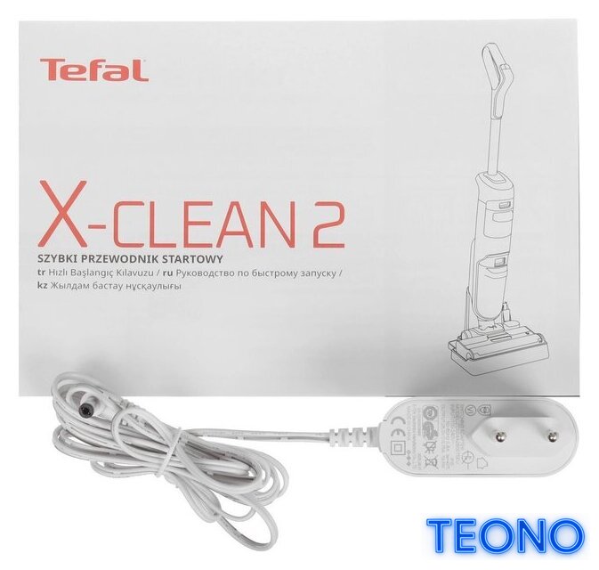 Вертикальный моющий пылесос Tefal X-Clean 2 2в1 GF2251F3 - Изображение №10 — Интернет-магазин Teono.by