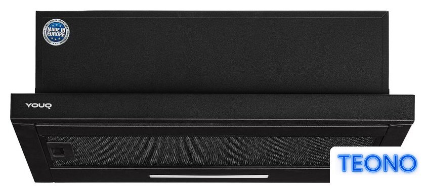 Кухонная вытяжка YOUQ Ami BT 1080 B 60 BL (черный) - Изображение №2 — Интернет-магазин Teono.by