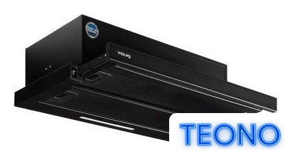 Кухонная вытяжка YOUQ Ami BT 1080 B 60 BL (черный) - Изображение №3 — Интернет-магазин Teono.by