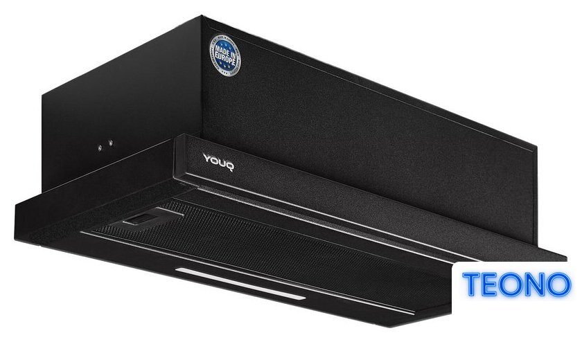 Кухонная вытяжка YOUQ Ami BT 1080 B 60 BL (черный) - Изображение №1 — Интернет-магазин Teono.by