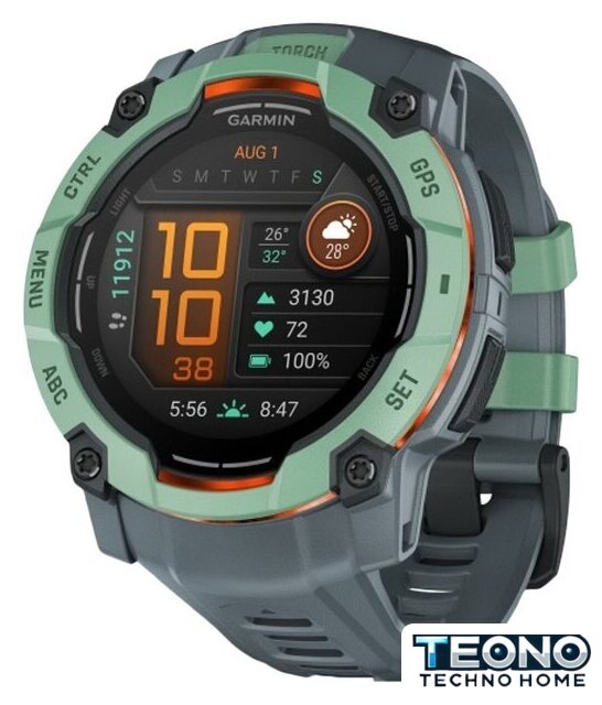 Умные часы Garmin Instinct 3 50 мм (зеленый) - Изображение №1 — Интернет-магазин Teono.by