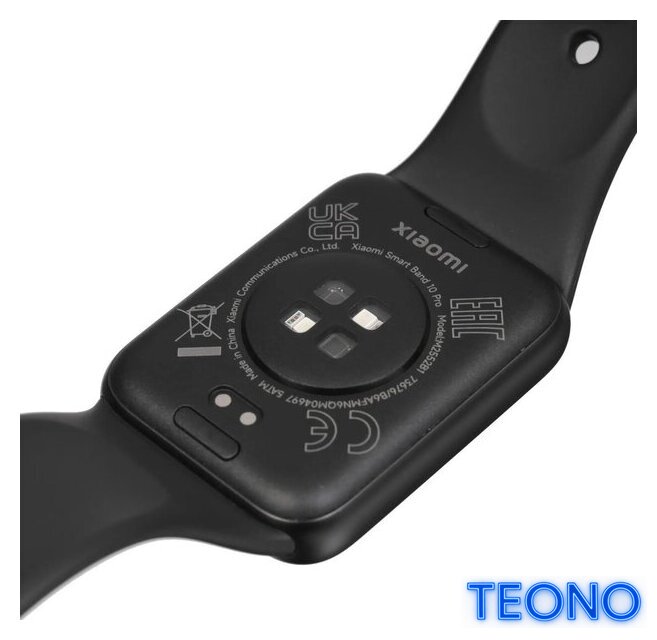 Фитнес-браслет Xiaomi Smart Band 10 Pro M2552B1 (черный, с черным силиконовым ремешком, международная версия) - Изображение №6 — Интернет-магазин Teono.by