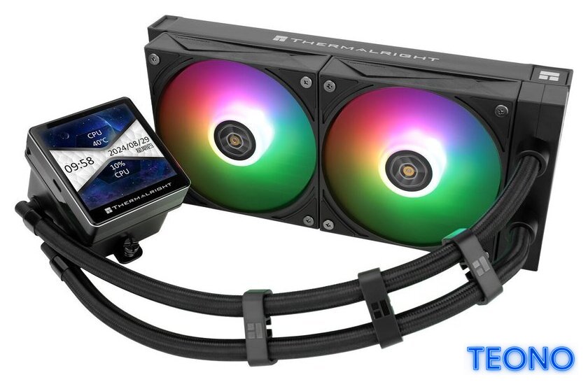 Система жидкостного охлаждения для процессора Thermalright Grand Vision 240 ARGB (черный) - Изображение №2 — Интернет-магазин Teono.by