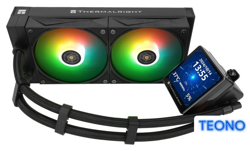 Система жидкостного охлаждения для процессора Thermalright Grand Vision 240 ARGB (черный) - Изображение №3 — Интернет-магазин Teono.by