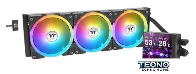Система жидкостного охлаждения для процессора Thermaltake MAGFloe 420 Ultra ARGB Sync CL-W451-PL14SW-A - Изображение №1 — Интернет-магазин Teono.by