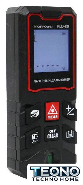Лазерный дальномер Profipower PLD-80 - Изображение №3 — Интернет-магазин Teono.by