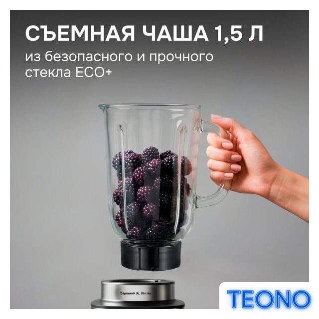 Стационарный блендер Zigmund & Shtain BS-488 D - Изображение №6 — Интернет-магазин Teono.by