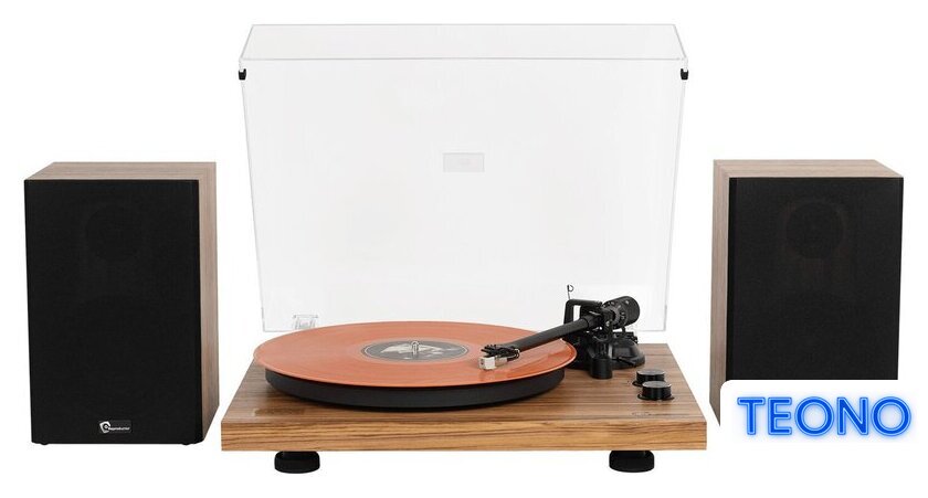 Виниловый проигрыватель Reproductor RP-LPX500SP (орех) - Изображение №2 — Интернет-магазин Teono.by