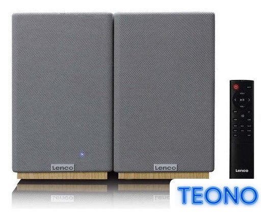 Полочная акустика Lenco SPB-241WDGY - Изображение №2 — Интернет-магазин Teono.by