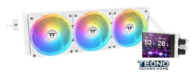 Система жидкостного охлаждения для процессора Thermaltake MAGFloe 420 Ultra ARGB Sync Snow Edition CL-W452-PL14SW-A - Изображение №1 — Интернет-магазин Teono.by