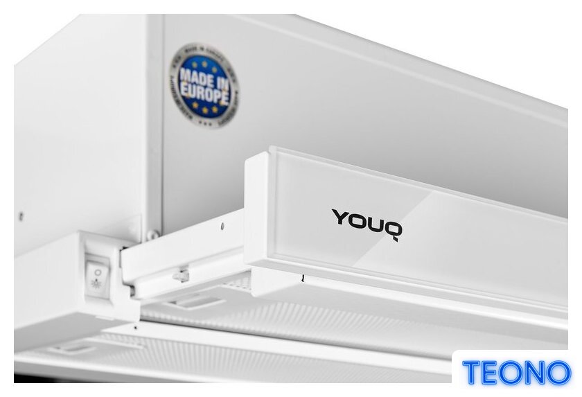 Кухонная вытяжка YOUQ Amai BT 1080 B 60 WH (белый) - Изображение №7 — Интернет-магазин Teono.by