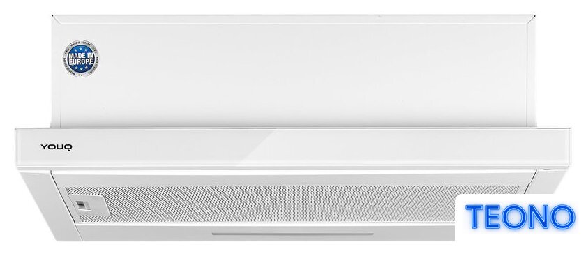 Кухонная вытяжка YOUQ Amai BT 1080 B 60 WH (белый) - Изображение №2 — Интернет-магазин Teono.by
