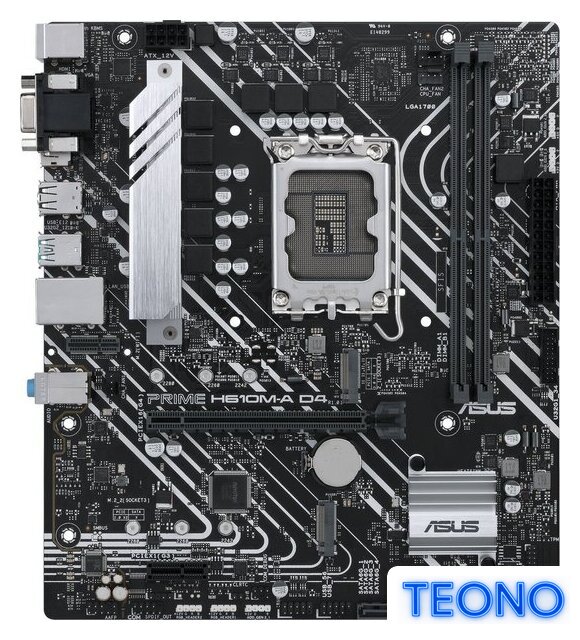 Материнская плата ASUS Prime H610M-A D4-CSM - Изображение №1 — Интернет-магазин Teono.by