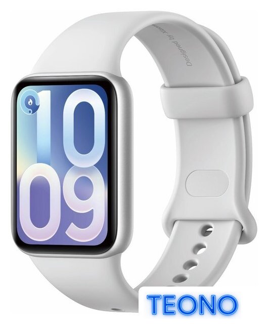 Фитнес-браслет Xiaomi Smart Band 10 Pro M2552B1 (серебристый, со светло-серым силиконовым ремешком, международная версия) - Изображение №1 — Интернет-магазин Teono.by