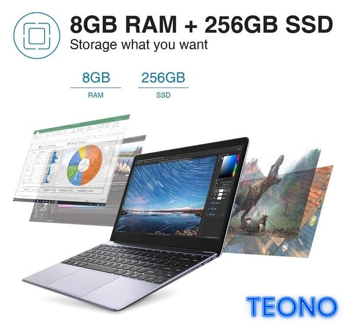Ноутбук Chuwi HeroBook Pro CWI514-iN40208G256G - Изображение №7 — Интернет-магазин Teono.by