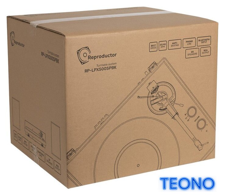 Виниловый проигрыватель Reproductor RP-LPX500SP (черный) - Изображение №11 — Интернет-магазин Teono.by