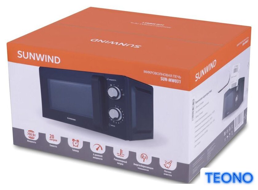 Микроволновая печь SunWind SUN-MW031 - Изображение №14 — Интернет-магазин Teono.by