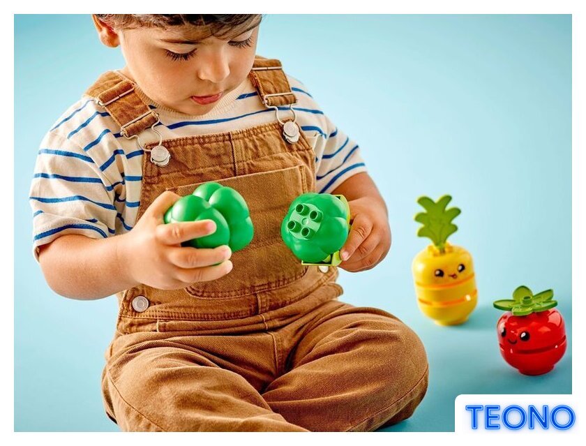 Конструктор LEGO Duplo 10982 Трактор для перевозки овощей и фруктов - Изображение №8 — Интернет-магазин Teono.by