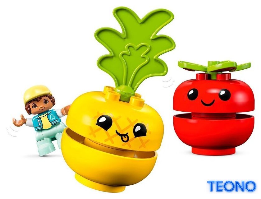 Конструктор LEGO Duplo 10982 Трактор для перевозки овощей и фруктов - Изображение №5 — Интернет-магазин Teono.by