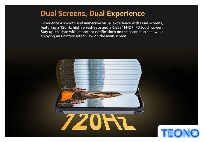 Телефон Cubot King Kong 9 12GB/512GB (черный) - Изображение №7 — Интернет-магазин Teono.by