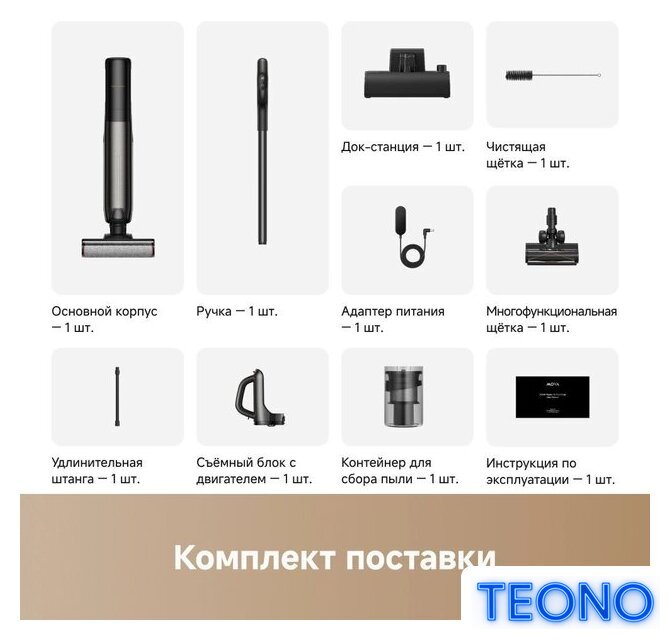 Пылесос Trouver Wet and Dry Vacuum K20 Combo HMH22A (евровилка, черный) - Изображение №2 — Интернет-магазин Teono.by