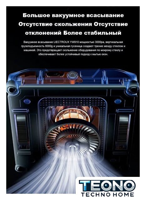 Робот для мытья окон Liectroux YW910 - Изображение №25 — Интернет-магазин Teono.by
