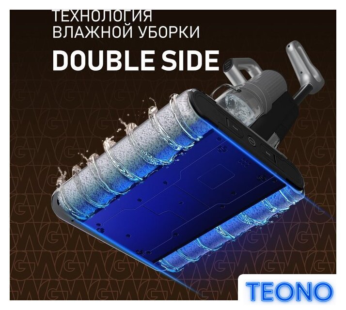Вертикальный моющий пылесос Weissgauff V22 BLDC 250 Graphite DoubleSide AquaPro SelfDry - Изображение №27 — Интернет-магазин Teono.by