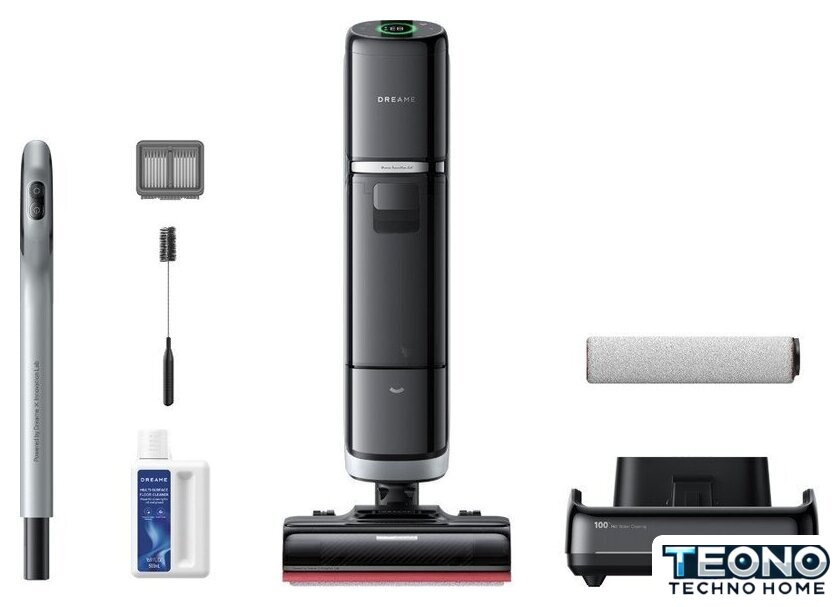 Вертикальный моющий пылесос Dreame H15 Pro Heat wet and dry Vacuum Cleaner (евровилка) - Изображение №7 — Интернет-магазин Teono.by