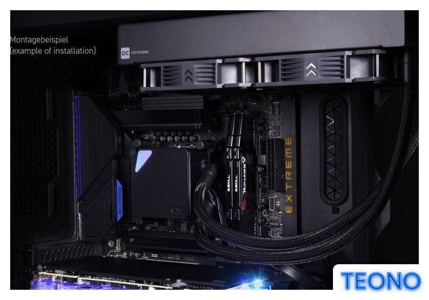 Система жидкостного охлаждения для процессора Alphacool Core Ocean T38 AIO 280 13053 - Изображение №7 — Интернет-магазин Teono.by