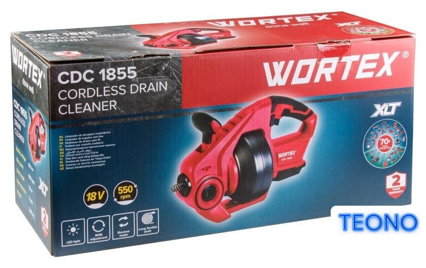 Прочистная машинка Wortex CDC 1855 (с 1-им АКБ) - Изображение №9 — Интернет-магазин Teono.by