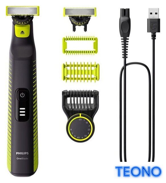 Триммер для бороды и усов Philips OneBlade Pro 360 Face and Body QP6507/23 - Изображение №1 — Интернет-магазин Teono.by