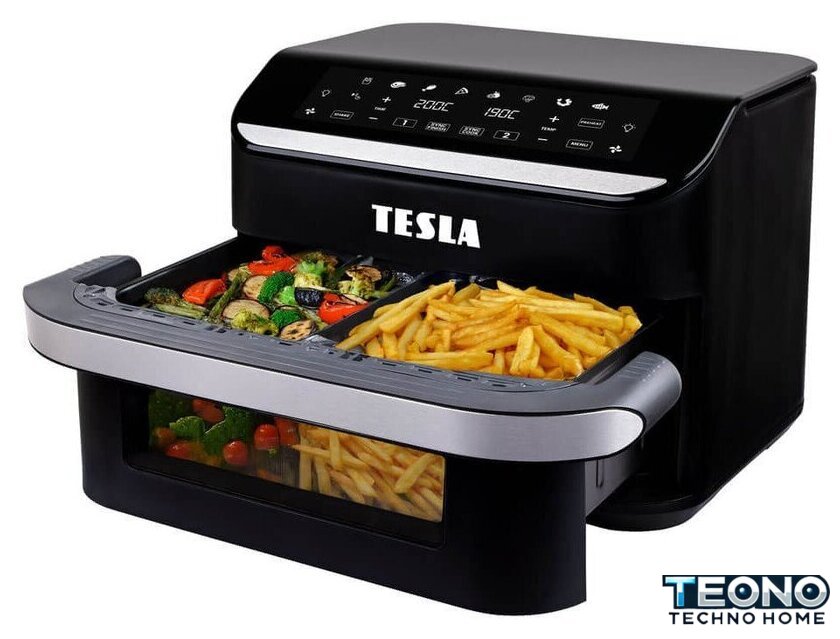 Аэрогриль (аэрофритюрница) Tesla Electronics AirCook FlexiZone Q570 XXL - Изображение №6 — Интернет-магазин Teono.by